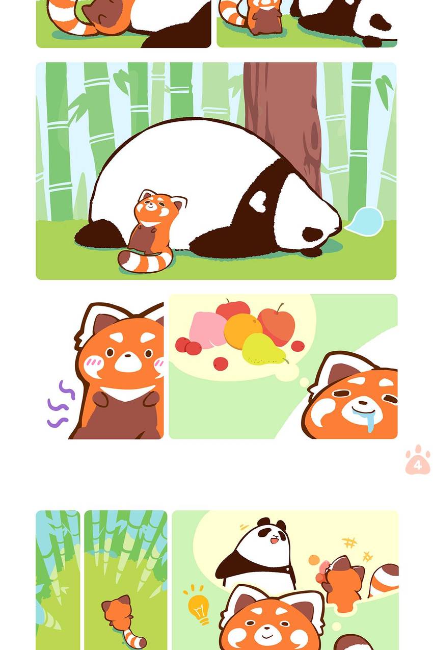 Panda and Red Panda