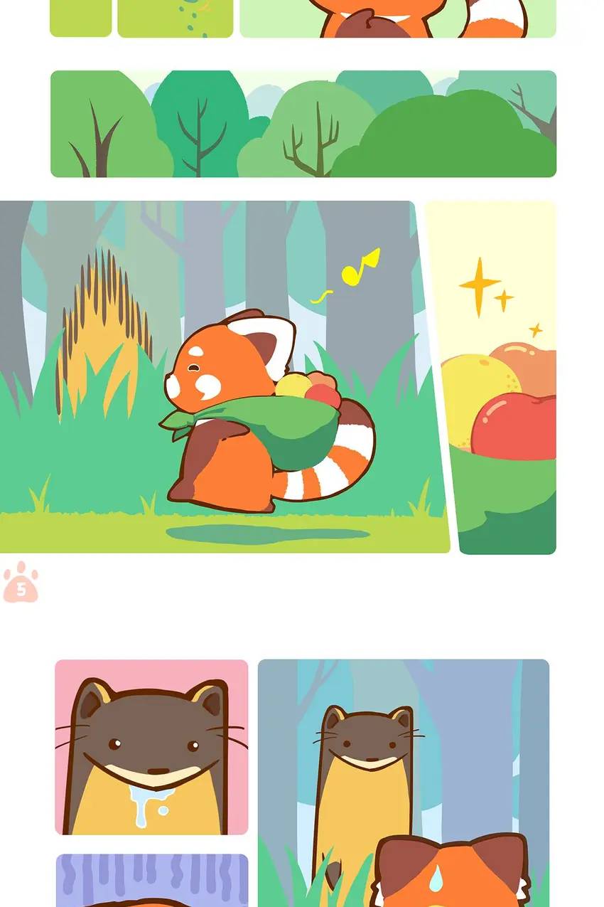 Panda and Red Panda