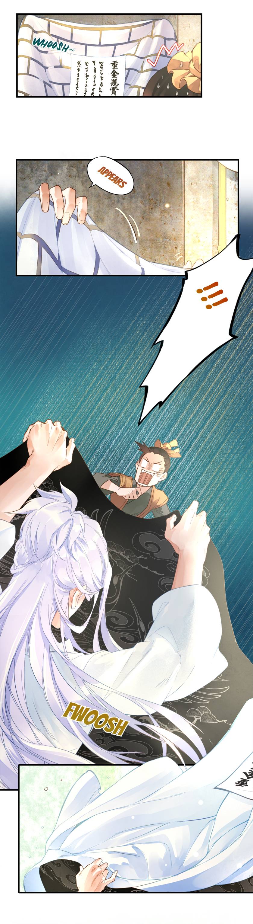 Scroll Of White Silk Cloud