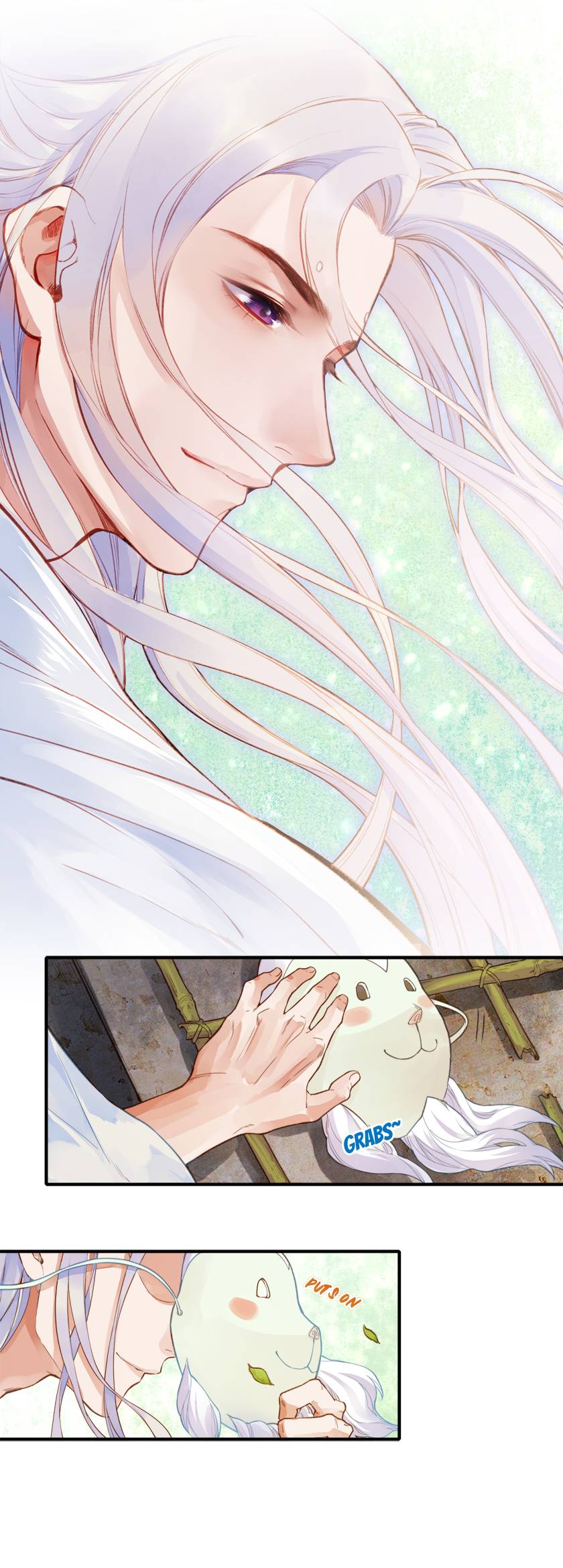 Scroll Of White Silk Cloud