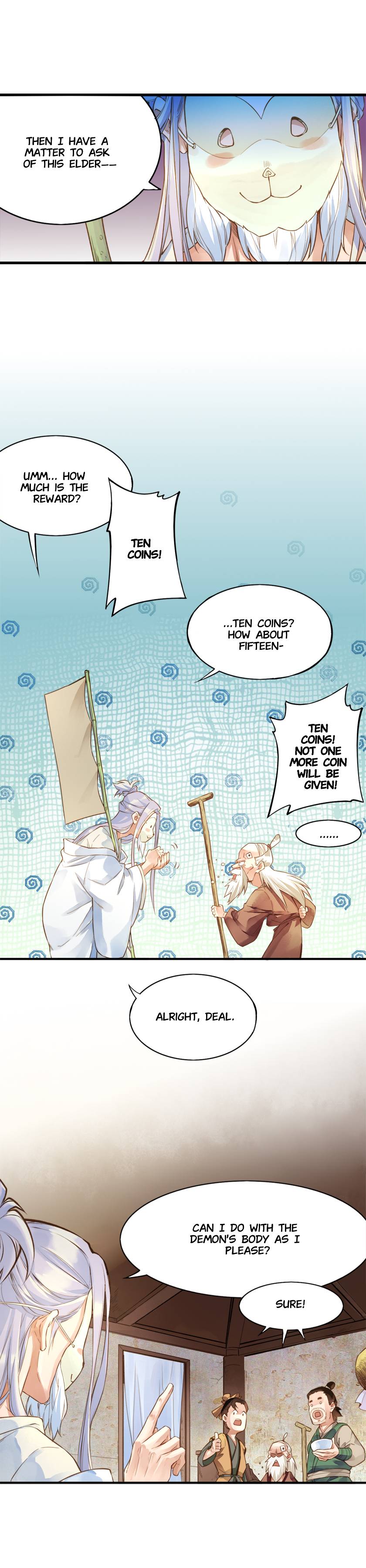 Scroll Of White Silk Cloud