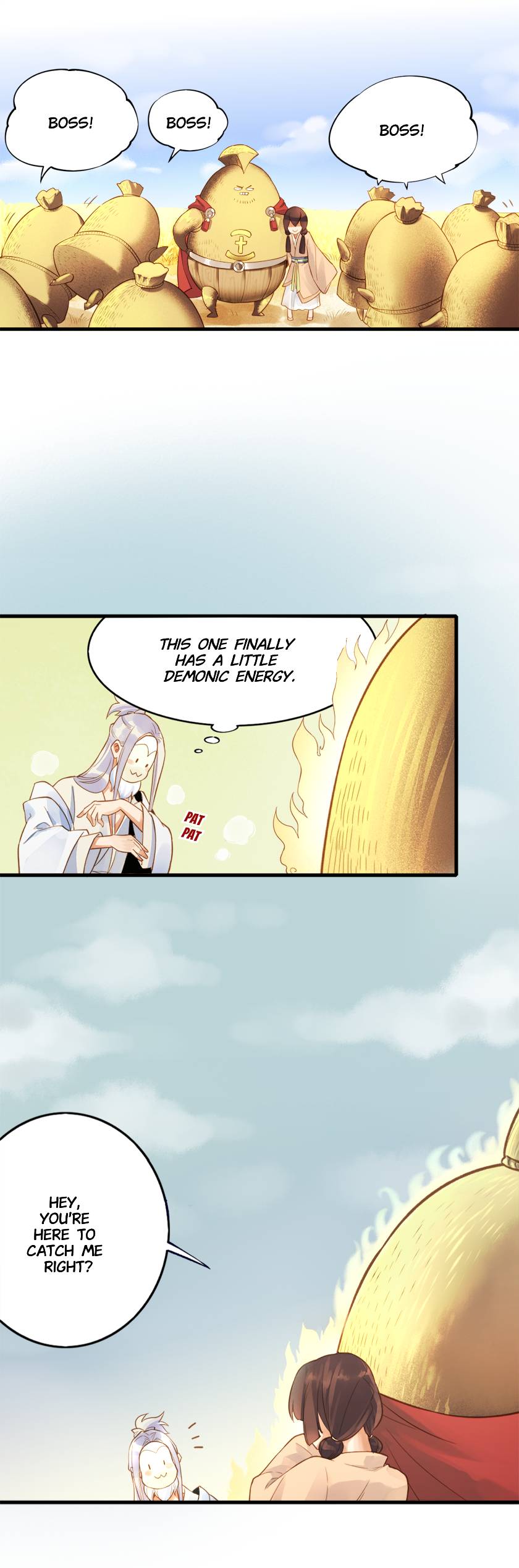 Scroll Of White Silk Cloud
