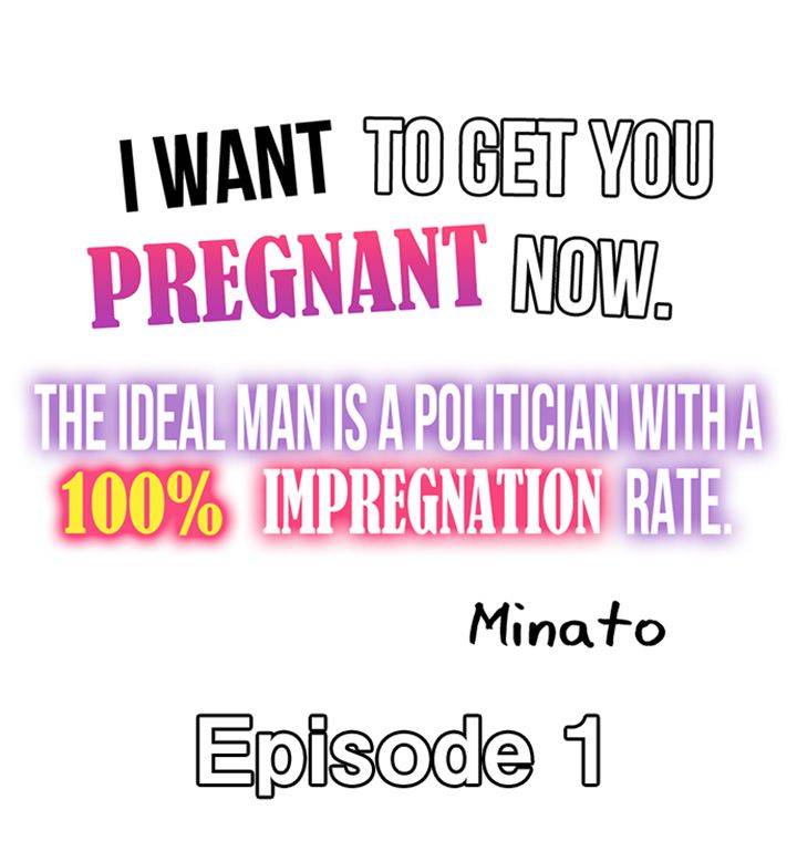 I Want to Get You Pregnant Now
