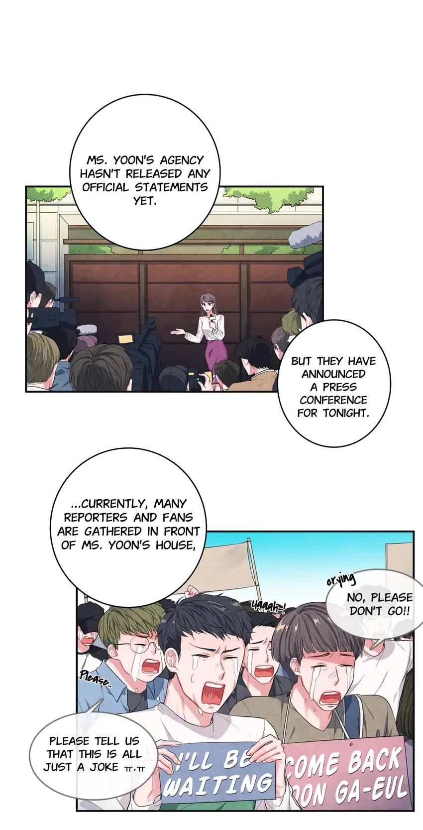 Backstage Kiss Scene