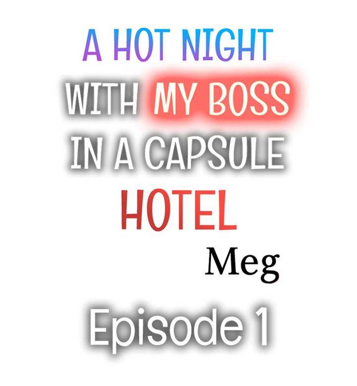 A Hot Night With My Boss in a Capsule Hotel