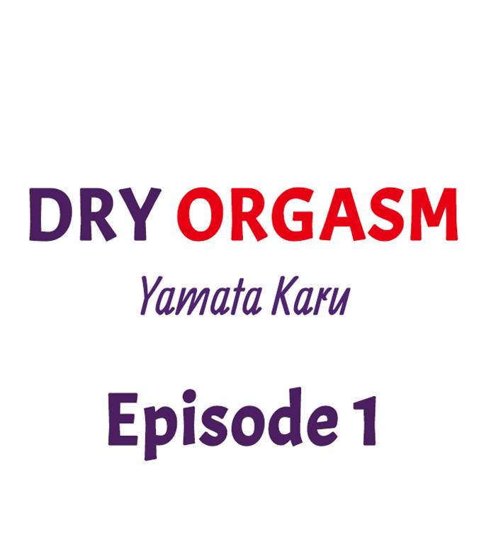 Dry Orgasm