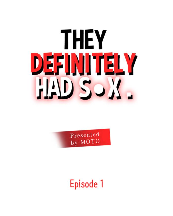 They Definitely Had S●X